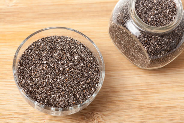 istock Chia seed with sunflower seed and pumpkin seed 1272929356