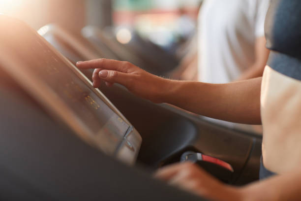 istock Woman on treadmill 1272933385