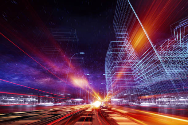 istock Network connection and cloud storage technology concept on modern and smart city 1272936229