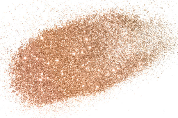 istock Gold glitter sparkles on white background 1272936868