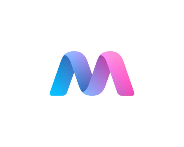 Letter M icon Letter M icon letter m stock illustrations