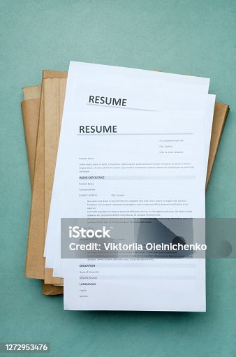 75,000+ Resume Paper Stock Photos, Pictures & Royalty-Free Images - iStock