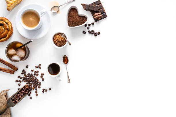 istock Coffe assortment of coffee as expresso, latte, iced coffe 1272954245