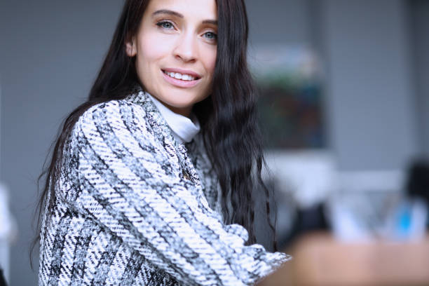 istock Young business woman expert smiling at workplace 1272955550