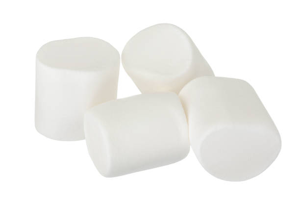 istock Marshmallow isolated on white background with clipping path and full depth of field 1272955687