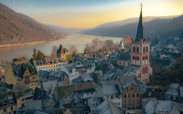 istock Frosty day at Bacharach am Rhein, Rhineland-Palatinate, Germany 1272956830