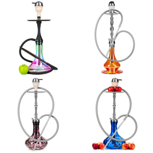 istock Collage of hookah isolated on a white background 1272958669