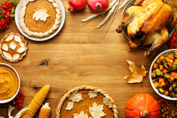 istock Thanksgiving charity dinner  invitation or greeting card  template 1272959054