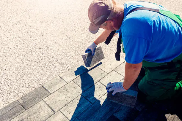 Photo of Paver at work