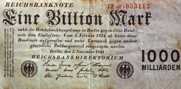 Digital photo of german reichsmark from the years 1908-1923