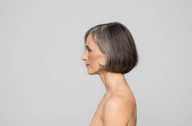 istock Side view of mature woman 1272968374
