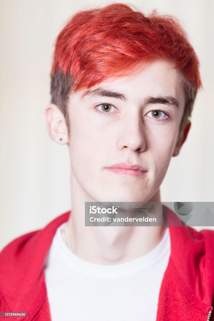 Teenage Lad With Dyed Red Hair Stock Photo - Download Image Now - Brown Eyes, Color Image, Copy Space - iStock Teenage Lad With Dyed Red Hair Stock Photo - Download Image Now - Brown Eyes, Color Image, Copy Space - iStock