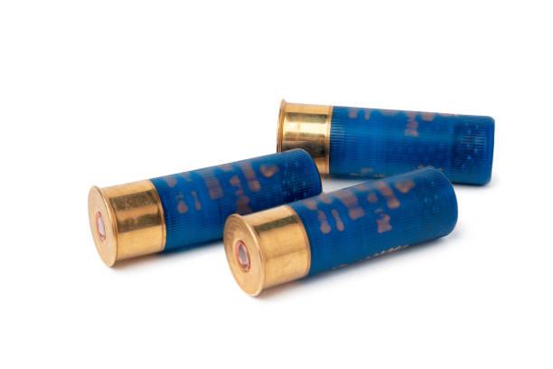 istock Shotgun shell cartridge isolated on white background 1272972899