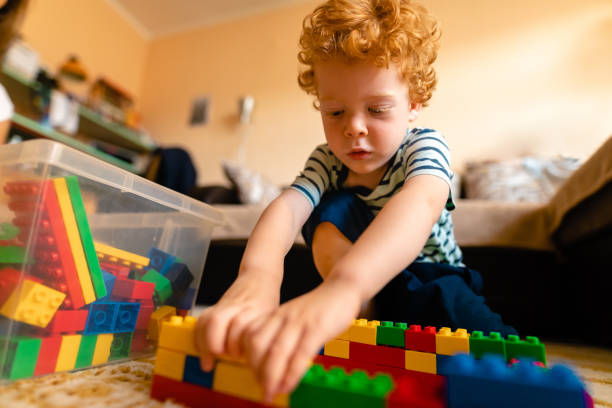 istock Toy blocks are perfect for kids, so they can develop a creative skills in future 1272973052