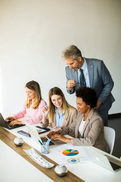 istock Group of multiethnic business people working on new project 1272975213