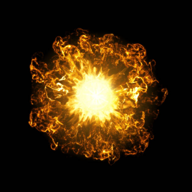 istock Inferno Fireball. Abstract Burning Sphere With Glowing Flames 1272987781
