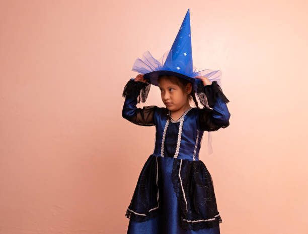 istock Little girl disguised like a witch 1272992017