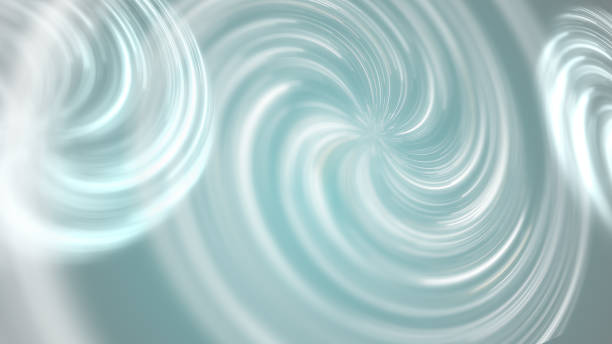 istock Abstract colorful swirl, waves round on 3d illustration. 1272992192