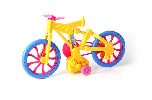istock Plastic Bicycle Toy,Children's bicycle on a white background, isolated on white background. 1272996774
