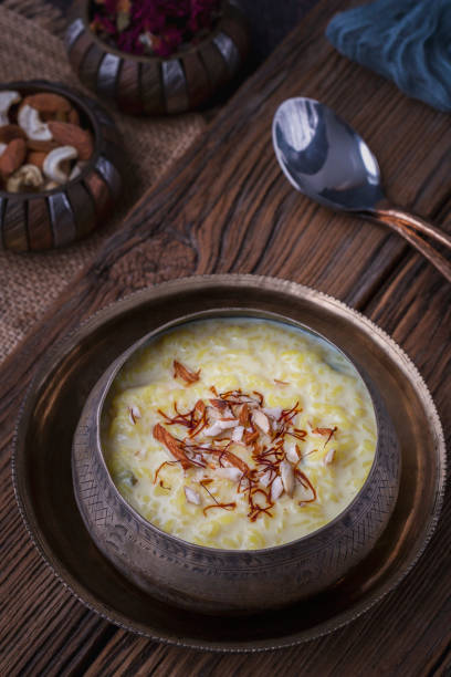istock Kheer or Payasam is a rice pudding served in traditional utensils 1272998880