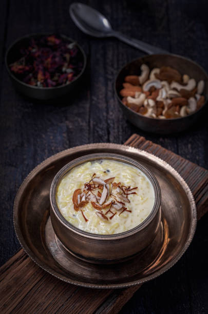 istock Kheer or Payasam is a rice pudding served in traditional utensils 1272999475
