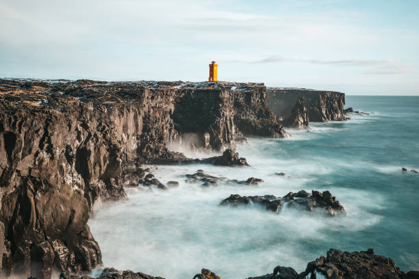Iceland scenic view beautiful landscape in winter