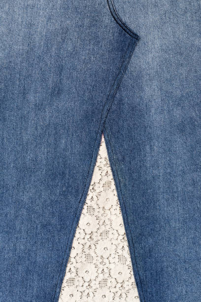 istock Jeans with Thai motifs. 1273006650