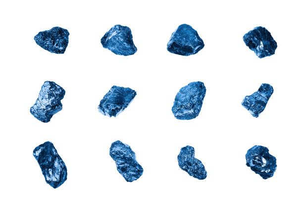 istock Dark blue gem stones set white background isolated closeup, raw sapphire gemstones collection, group shiny quartz rocks, rough amethyst, brilliant crystals, natural mineral samples, jewelry production 1273009142
