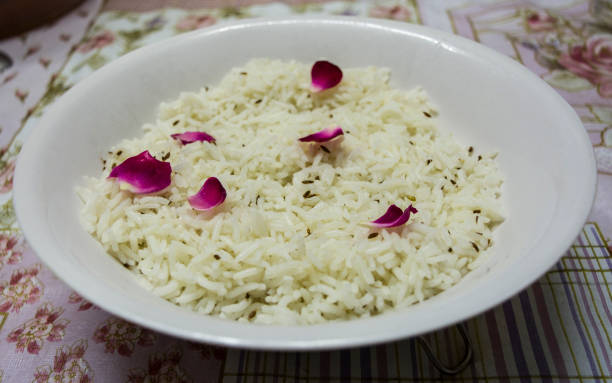istock Indian Plate or rice served on white bowl 1273011692