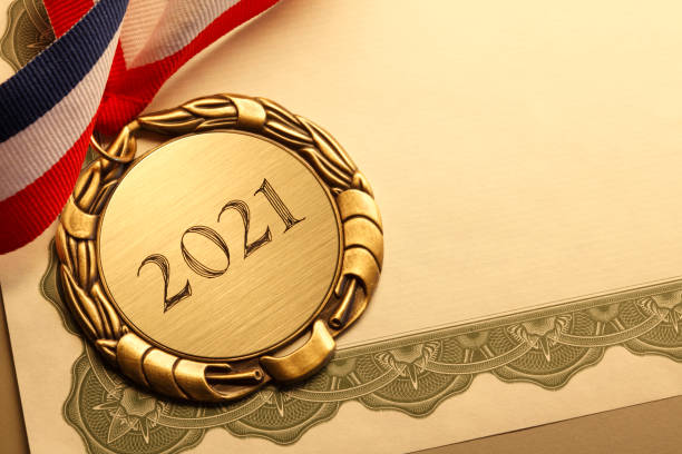 istock Gold Medal Inscribed With 