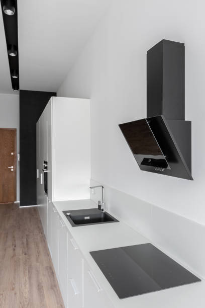 istock Apartment with kitchen area in corridor 1273062165