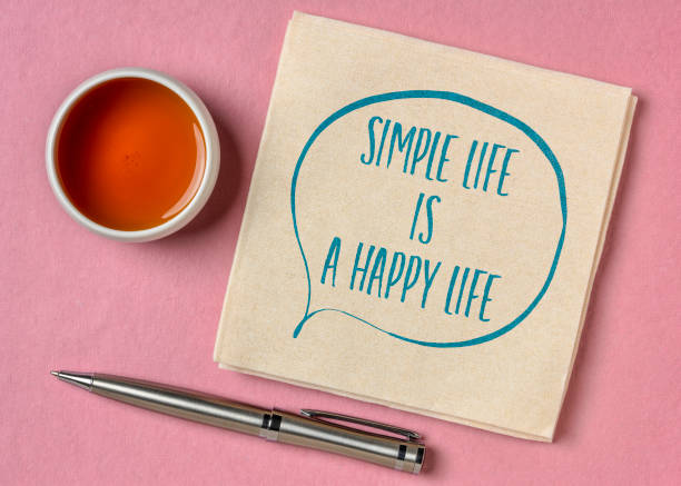 istock simple life is a happy life inspirational quote 1273123389
