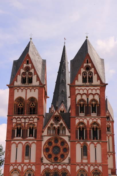 Limburg an der Lahn, August 19, 2020: View of the cathedral in the center of Limburg an der Lahn in Hesse