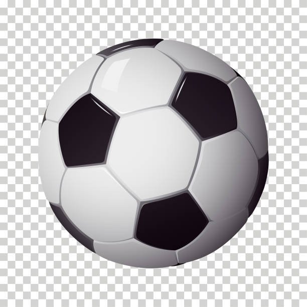 футбольный мяч изолирован - football stock illustrations