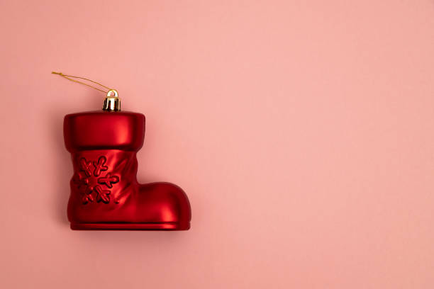 istock Christmas decoration on pink background 1273170528