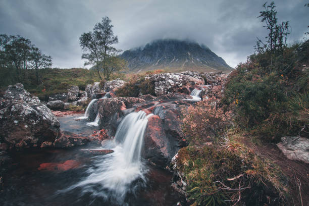 istock Glen Etive, Buachaille Etive Mor and Bidean nam Bian 1273172262