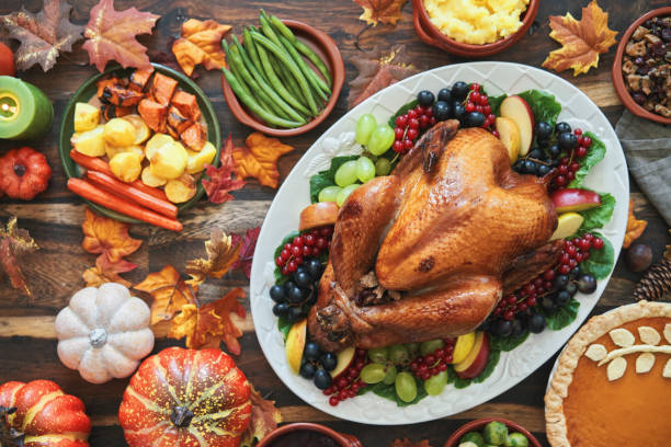 istock Traditional Holiday Stuffed Turkey Dinner 1273172572
