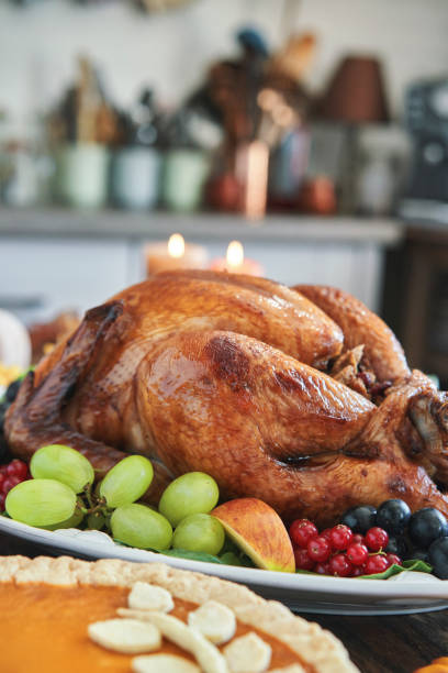istock Traditional Holiday Stuffed Turkey Dinner 1273172576
