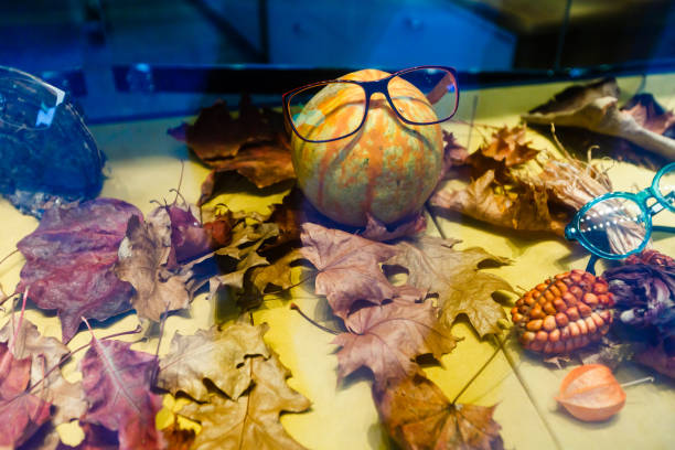 Symbol of halloween in window