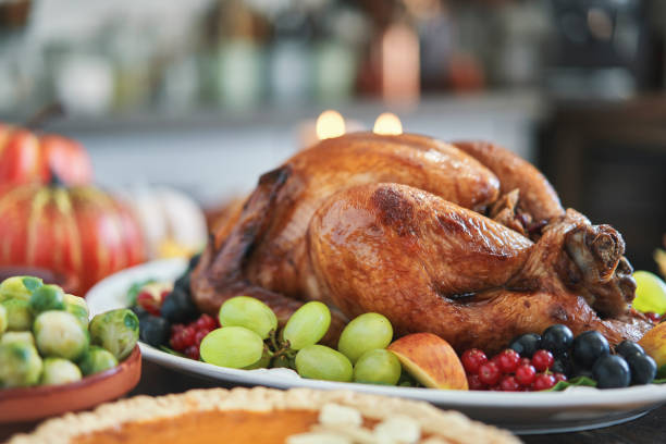 istock Traditional Holiday Stuffed Turkey Dinner 1273172740