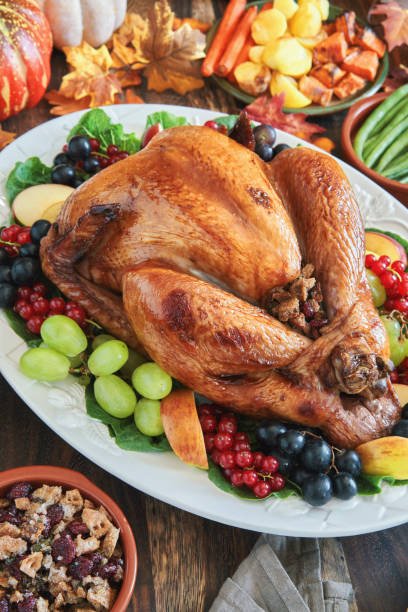 istock Traditional Holiday Stuffed Turkey Dinner 1273172770