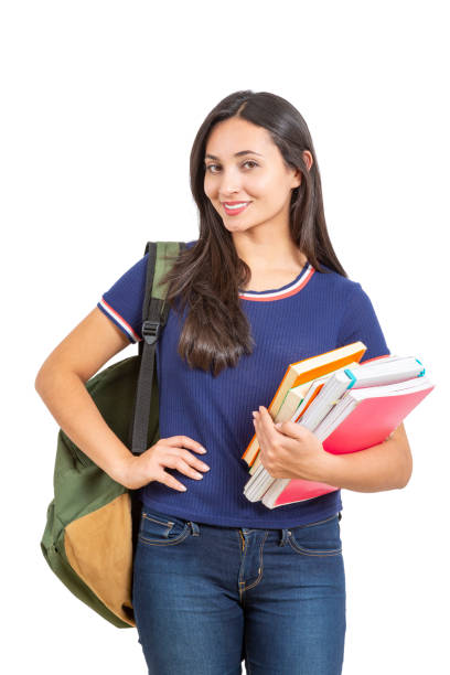 istock Young and beautiful latin woman studying. 1273177221