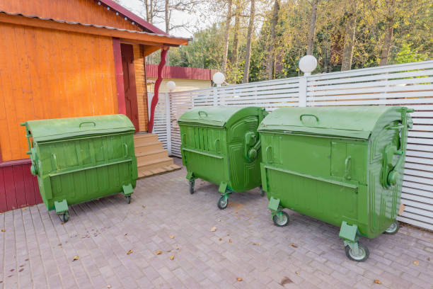 istock Metal containers for the waste collection. 1273204970