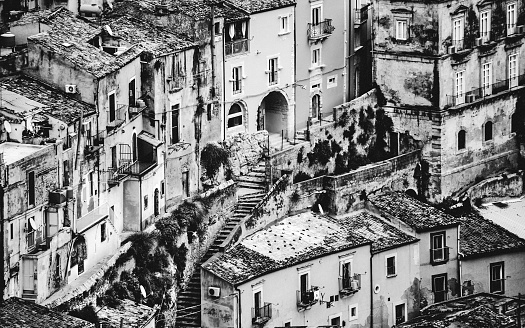 Sicilian town, Ragusa. Italy