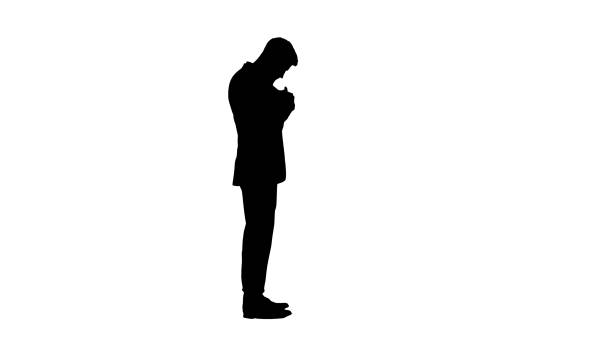 istock Satisfied businessman is counting euros, Alpha Channel 1273215466