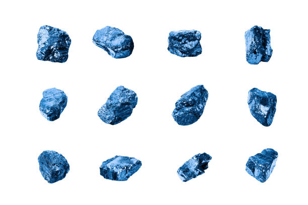 istock Dark blue gem stones set white background isolated closeup, raw sapphire gemstones collection, group shiny quartz rocks, rough amethyst, brilliant crystals, natural mineral samples, jewelry production 1273226970