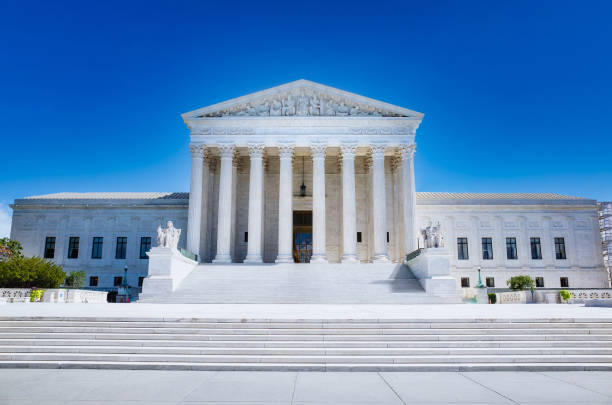 istock Supreme Court in Washington DC with a Clear Blue Sky 1273233925