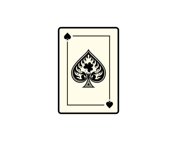 istock Ace of spade poker card vector art illustration 1273234058