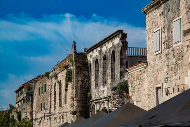 istock Facade of ancient Romanesque temple 1273236082