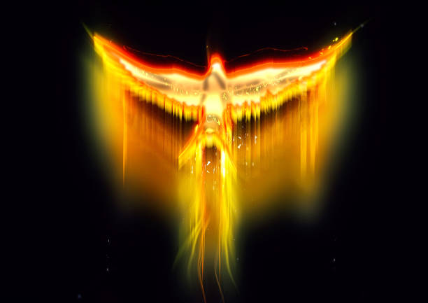 istock 3D illustration of an abstract firebird flaunting the darkness 1273245342